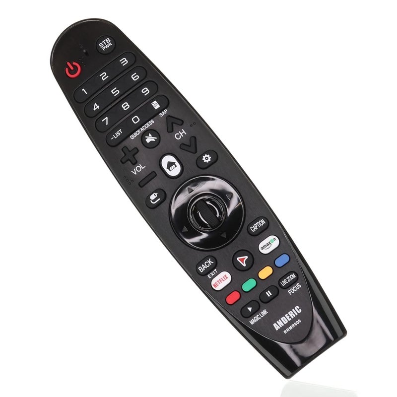 ANDERIC RRMR600 for LG Smart TV Without Voice Function TV Remote Control ANNMR600, ANMR600G,ANMR500G, ANMR650, ANMR650A, AN-MR650B, AN-MR19BA, AN-MR18BA, ANMR18BA - Image 1